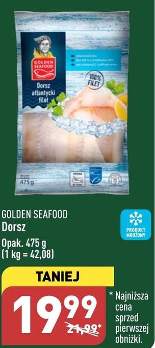ALDI GOLDEN SEAFOOD Dorsz 475g oferta