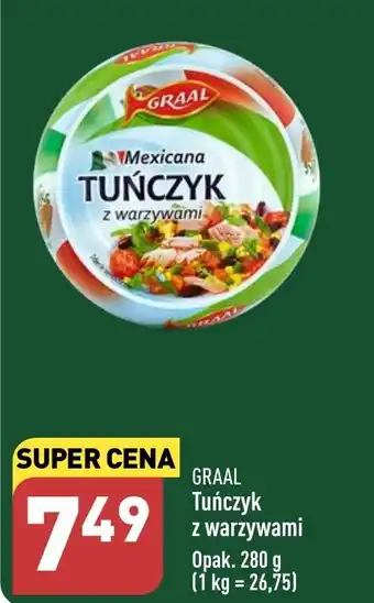 ALDI GRAAL Tuńczyk z warzywami 280 g oferta