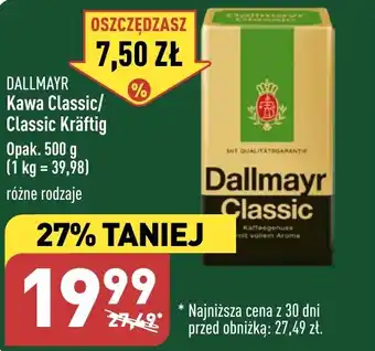 ALDI DALLMAYR Kawa Classic/Classic Kräftig 500 g oferta