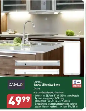 ALDI CASALUX Oprawa LED podszafkowa Zestaw oferta