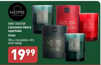 ALDI HOME CREATION Luksusowa świeca 200g oferta
