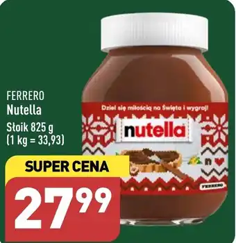 ALDI FERRERO Nutella 825 g oferta