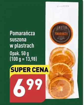 ALDI Pomarańcza suszona w plastrach 50 g oferta