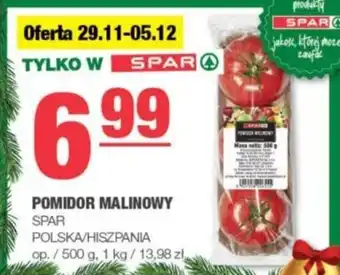 Spar POMIDOR MALINOWY SPAR 500g oferta