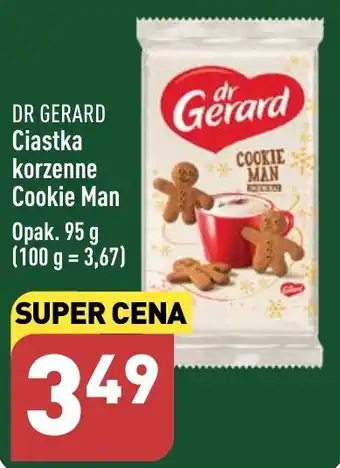 ALDI DR GERARD Ciastka korzenne Cookie Man 95g oferta