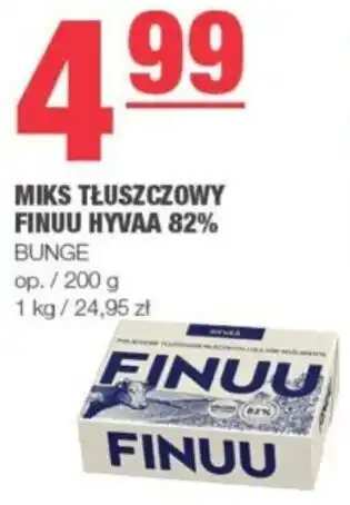 Spar MIKS TŁUSZCZOWY FINUU HYVAA 82% 200 g oferta