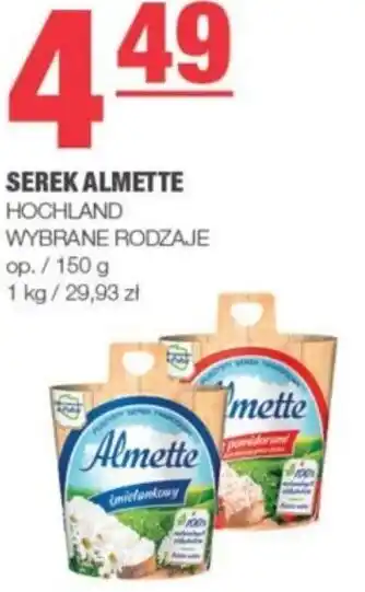 Spar SEREK ALMETTE 150 g oferta