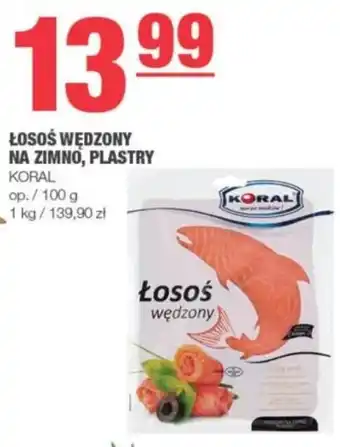 Spar ŁOSOŚ WĘDZONY NA ZIMNO, PLASTRY 100 g oferta