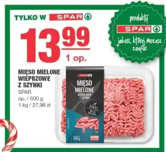 Spar MIĘSO MIELONE WIEPRZOWE Z SZYNKI 500 g oferta