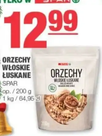 Spar ORZECHY WŁOSKIE ŁUSKANE 200 g oferta