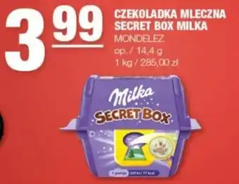 Spar CZEKOLADKA MLECZNA SECRET BOX MILKA 14,4 g oferta
