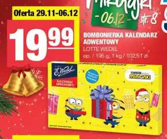 Spar BOMBONIERKA KALENDARZ ADWENTOWY 195 g oferta