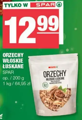 Spar ORZECHY WŁOSKIE ŁUSKANE 200 g oferta