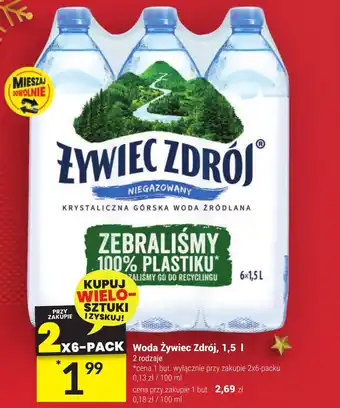 Woda Żywiec Zdrój, 1,5 L