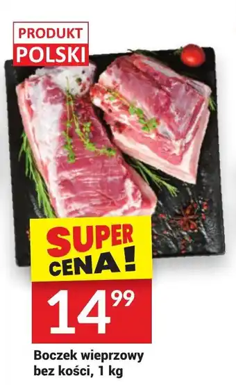 Twój Market Boczek wieprzowy bez kości, 1 kg oferta