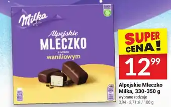 Twój Market Alpejskie Mleczko Milka, 330-350 g oferta