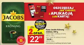 Twój Market Kawa Jacobs Krönung mielona, 500 g oferta