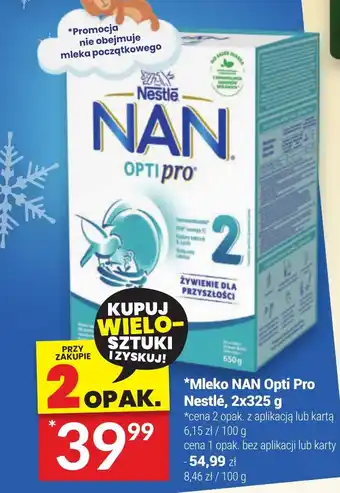 Twój Market *Mleko NAN Opti Pro Nestlé, 2x325 g oferta