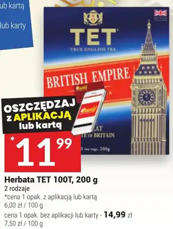 Twój Market Herbata TET 100T, 200 g oferta