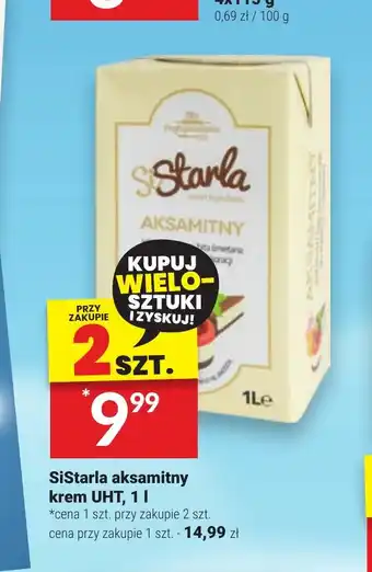Twój Market SiStarla aksamitny krem UHT, 1 I oferta