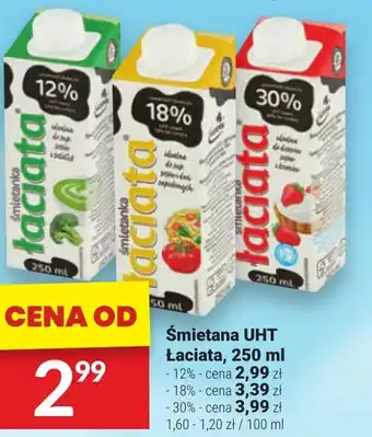 Twój Market Śmietana UHT Łaciata, 250 ml oferta
