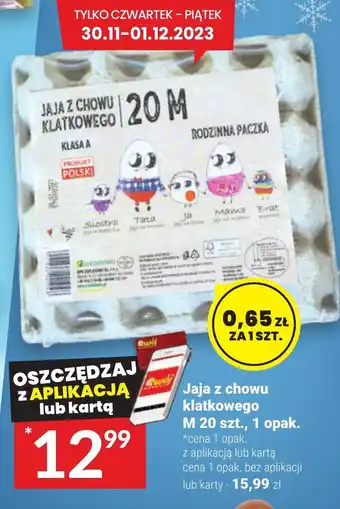 Twój Market Jaja z chowu klatkowego M 20 szt., 1 opak. oferta