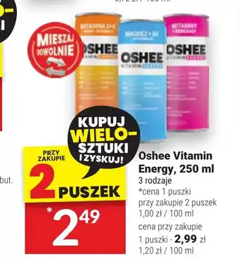 Twój Market Oshee Vitamin Energy, 250 ml oferta