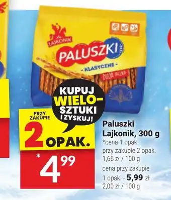 Twój Market Paluszki Lajkonik, 300 g oferta