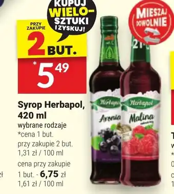 Twój Market Syrop Herbapol, 420 ml oferta