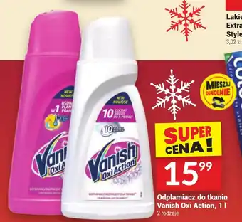 Odplamiacz do tkanin Vanish Oxi Action, 1l