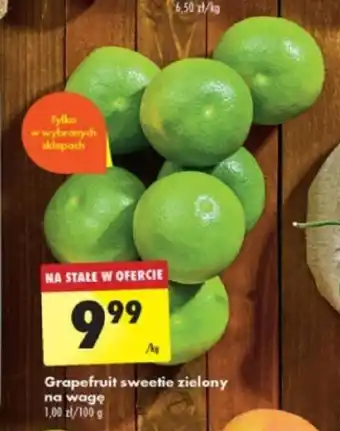 Biedronka Grapefruit sweetie zielony na wagę 1kg oferta
