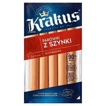 ABC Krakus parówki z szynki wieprzowe 200 g oferta