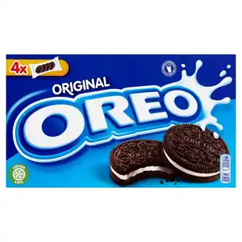 Euro Sklep Oreo original ciastka kakaowe z nadzieniem o smaku waniliowym 176 g (16 sztuk) oferta