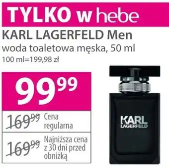 Hebe Woda toaletowa dla mężczyzn karl lagerfeld oferta