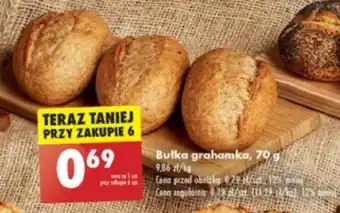 Biedronka Bułka grahamka, 70 g oferta