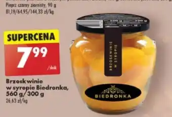 Biedronka Brzoskwinie w syropie Biedronka, 560 g 300 g oferta