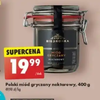 Biedronka Polski miód gryczany nektarowy, 400 g oferta