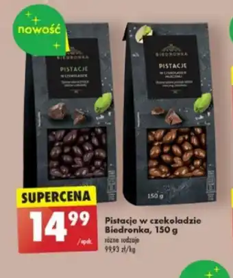 Biedronka Pistacje w czekoladzie Biedronka, 150 g oferta