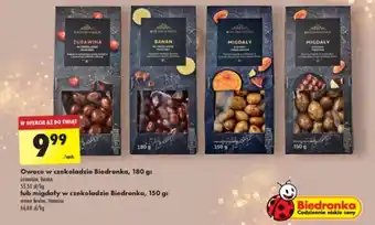 Biedronka Owoce w czekoladzie Biedronka, 180 g oferta
