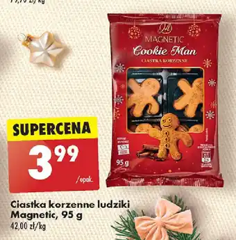 Biedronka Ciastka korzenne ludziki Magnetic, 95 g oferta