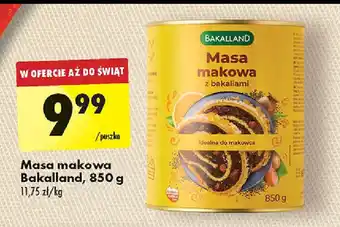 Biedronka Masa Masa makowa Bakalland, 850 g oferta