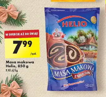 Biedronka Masa makowa Helio, 850 g oferta
