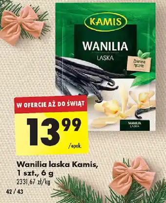 Biedronka Wanilia laska Kamis, 1 szt., 6 g oferta
