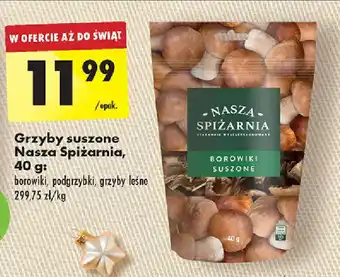 Biedronka Grzyby suszone Nasza Spiżarnia, 40g oferta