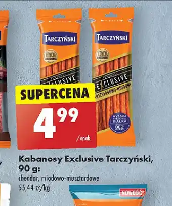 Biedronka Kabanosy Exclusive Tarczyński, 90 g oferta