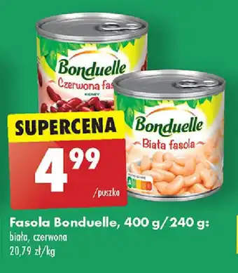Biedronka Fasola Bonduelle, 400 g/240 g oferta