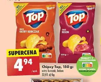 Biedronka Chipsy Top, 150 g oferta