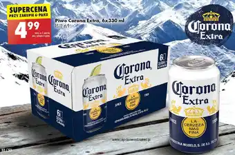 Biedronka Piwo Corona Extra, 6x330 ml oferta