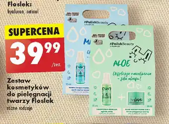 Biedronka Zestaw kosmetyków do pielęgnacji twarzy Floslek oferta