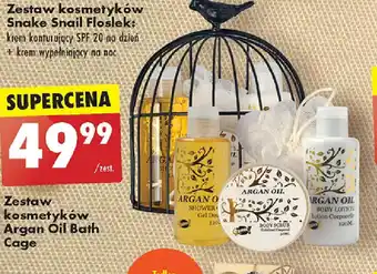 Biedronka Zestaw kosmetyków Argan Oil Bath Cage oferta